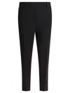 Semper Black Polyester Trousers In Black