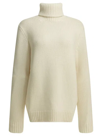 Semper Cashmere Turtleneck Sweater In Neutral