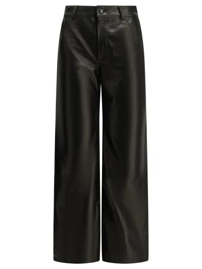 Semper Casual Nappa Leather Pants In Black