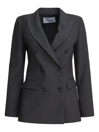 SEMPER DOUBLE-BREASTED POCKETED BLAZER