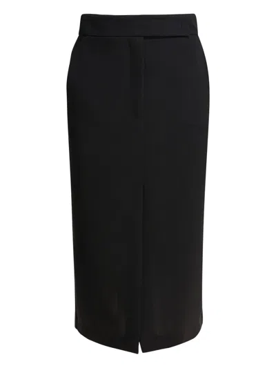 Semper Black Elastane Skirt