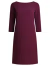 Semper Bordeaux Elastane Dress In Red