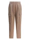 Semper Elastic-waist Cargo Trousers In Multi