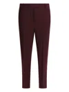 Semper Pants With Elasticized Waist In Red