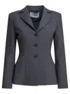 Semper Button-fastening Blazer In Gray