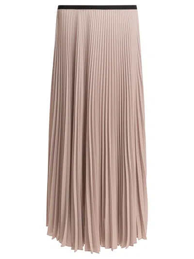 SEMPER SEMPER GREY POLYESTER SKIRT