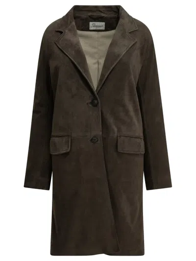 SEMPER SEMPER PADDED SUEDE JACKET
