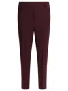 Semper Pants With Elasticized Waist In Burgundy