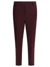 Semper Pants With Elasticized Waist In Burgundy
