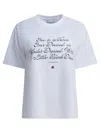 Semper T Shirt With Coco Chanel Citation In White