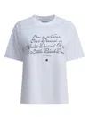 Semper T Shirt With Coco Chanel Citation In White