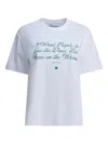 Semper Quote-print T-shirt In White
