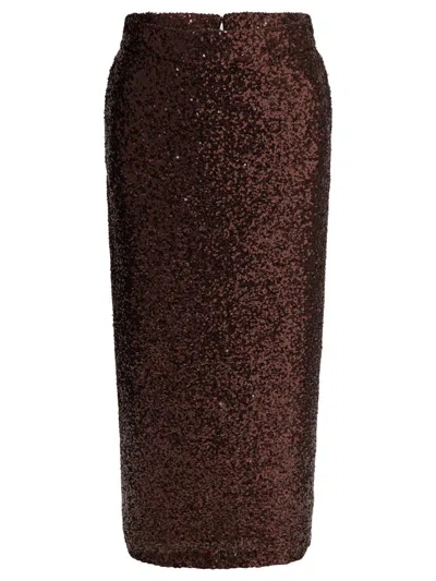 SEMPER SEMPER SEQUINED MIDI SKIRT