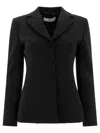 Semper Single-breasted Blazer In Black