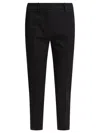 Semper Black Elastane Trousers In Black
