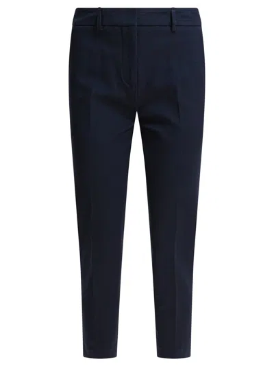 Semper Skinny Fit Pants In Blue
