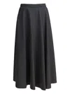Semper Tailored Long Skirt In Gray