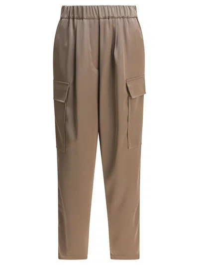 Semper Trousers Beige In Brown