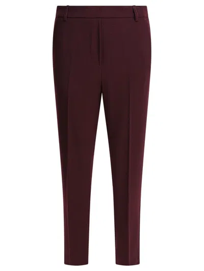 Semper Trousers Bordeaux In Burgundy