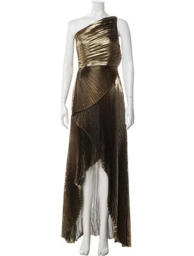 Pre-owned Semsem Silk Long Dress