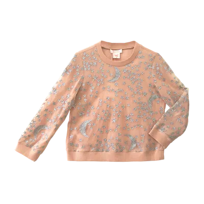 Semsem Kids' Nojoum Sweatshirt In Smoke Grey