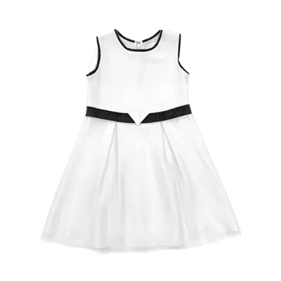 Semsem Kids' Nazly Dress In White Smoke