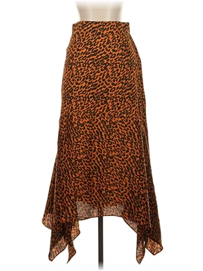 Pre-owned Sen Casual Skirt In Orange