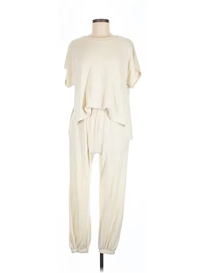 Pre-owned Sen Jumpsuit In White