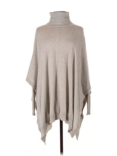 Pre-owned Sen Poncho In Brown