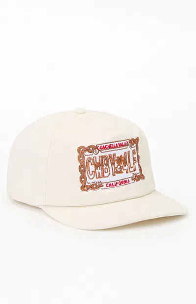 Sendero Cwby 4lf Snapback Hat In Cream In Neutral