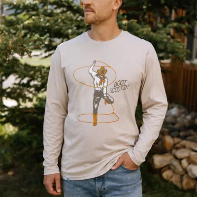 Sendero Provisions Co. Boot Scootin' Long Sleeve Tee In Sand
