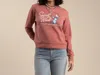 Sendero Provisions Co. Cactus Wren Drop Shoulder Sweatshirt In Dusty Mauve In Pink