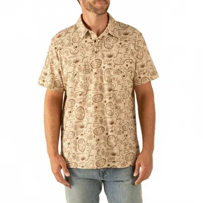 Sendero Provisions Co. Cantina Pique Polo In Haw Yee Print In Multi