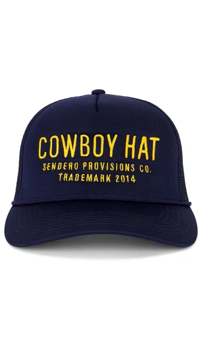 Sendero Provisions Co. Cowboy Hat In 藏青色