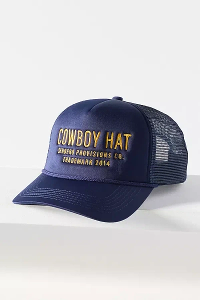 Sendero Provisions Co. Cowboy Trucker Hat In Blue