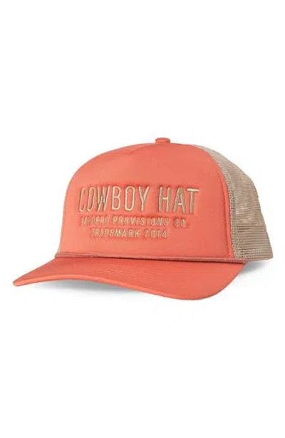 Sendero Provisions Co. Cowboy Trucker Hat In Pink