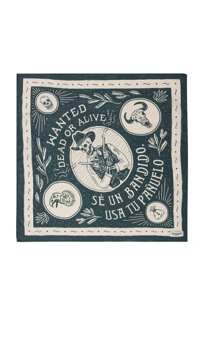 Sendero Provisions Co. Dead Or Alive Scarf In Blue