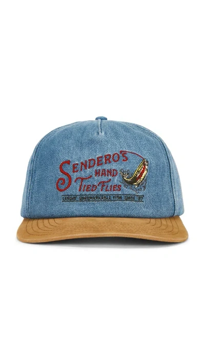 Sendero Provisions Co. Hand Tied Flies Panel Hat In Purple