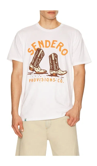 Sendero Provisions Co. High Stepper Tee In White