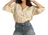 Sendero Provisions Co. Juliette Floral Blouse In Neutral