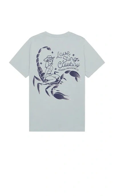 Sendero Provisions Co. Love Stings Tee In Blue