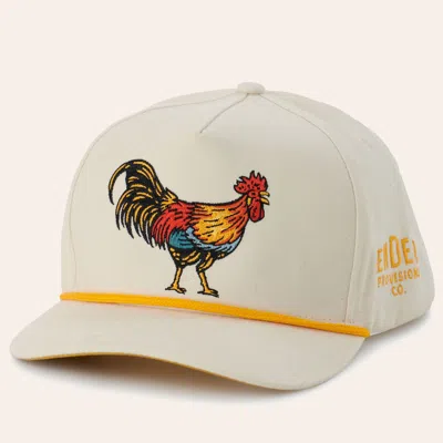 Sendero Provisions Co. Men's Bleached Bone & Colorful Yard Bird Embroidery Logo Cap In Blue