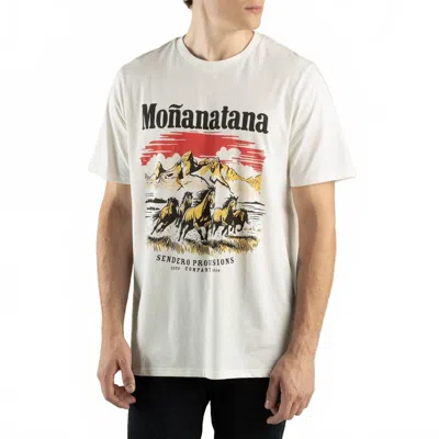 Sendero Provisions Co. Monanatana T-shirt In Beige In Multi