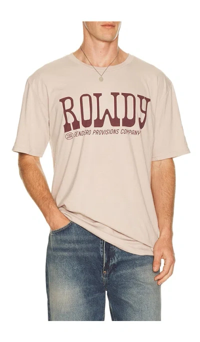 Sendero Provisions Co. Rowdy Tee In Pink