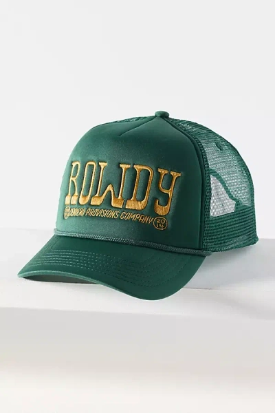 Sendero Provisions Co. Rowdy Trucker Hat In Green