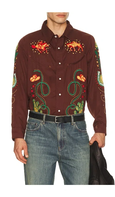Sendero Provisions Co. Show Pony Shirt In Brown
