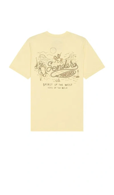 Sendero Provisions Co. Skeleton Riders T-shirt In Cream