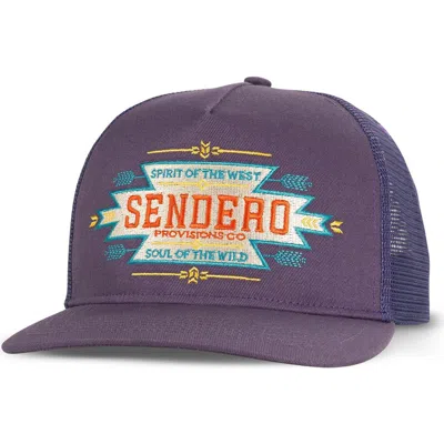 Sendero Provisions Co. Southwest Trucker Hat In Purple