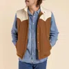 Sendero Provisions Co. Vaquero Vest In Bruwn/buckskin