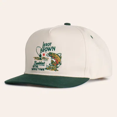 Sendero Provisions Co. White & Green Leroy Brown Embroidered Cap